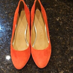 AEROSOLES Women's Vibrant Red Heels